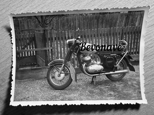 Foto jawa 350 - 356, weinrot