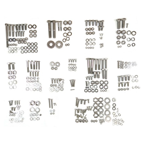 Edelstahl schrauben set - set, 371st