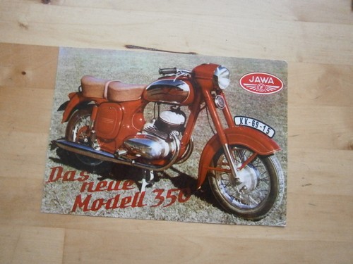 Jawa 350 originaler prospekt - jawa, 350,